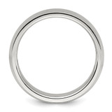 Chisel Titanium Polished and Textured 6mm Band - TB-994E4E81-5709