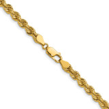 14K 22 inch 5mm Regular Rope with Lobster Clasp Chain