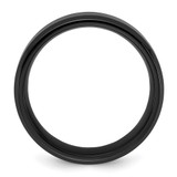 Chisel Titanium Polished Black IP-plated with Blue Star Sandstone Inlay Center 8mm Band - TB-A4A5CACF-4522