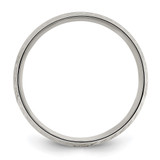 Chisel Titanium Polished Grooved Criss Cross Design 7mm Band - TB-1C538C06-2141