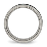 Chisel Titanium Polished with Black and Green Carbon Fiber Inlay 8mm Band - TB-FAE3D625-8927