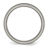 Chisel Titanium Polished with Black Carbon Fiber Inlay 6mm Band - TB-C68E1C10-1074