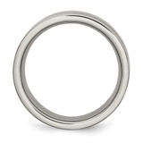 Chisel Titanium Polished with Black Carbon Fiber Inlay 8mm Band - TB-29B82819-7061