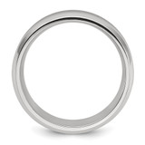 Chisel Titanium Polished with Brushed Center 8mm Band - TB-FB43A35E-2722