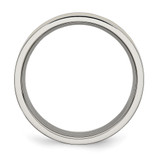 Chisel Titanium Polished Yellow IP-plated 7mm Grooved Band - TB-675F1EEB-1689