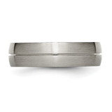 Chisel Titanium Satin 6mm Grooved Band - TB-B8DF29AC-8632
