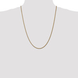 14K 24 inch 1.05mm Spiga with Spring Ring Clasp Chain