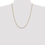 14K 24 inch 1.4mm Franco with Lobster Clasp Chain