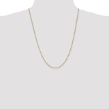14K 24 inch 1mm Box with Lobster Clasp Chain