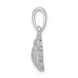 De-Ani Sterling Silver Rhodium-Plated Polished Frog Pendant - QC-3C8CE758-5306