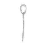 De-Ani Sterling Silver Rhodium-Plated Polished South Beach Palm Tree Pendant - QC-565AF296-4019