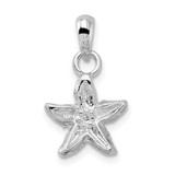 De-Ani Sterling Silver Rhodium-Plated Polished Starfish Pendant - QC-8E0BE51B-8198