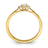 First Promise 14k 1/8 carat Lab Grown Diamond VS/SI+ G+ Complete Petite Engagement Ring - RM-66B6CA15-4698