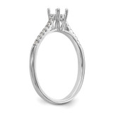First Promise 14k White Gold 1/5 carat Lab Grown Diamond VS/SI+ G+ Complete Petite Engagement Ring - RM-438C723C-4950