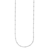 Herco Platinum Polished Bezel Set 30 Lab Grown Diamond Station 18 Inch Necklace