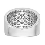 IBGoodman 10k White Gold 2 carat Lab Grown Diamond VS/SI+ G+ Men's Ring