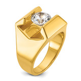 IBGoodman 14k 2 1/2 carat Lab Grown Diamond VS/SI+ G+ Complete Men's Ring