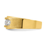 IBGoodman 14k Five Stone Polished and Brushed Men's Ring Mounting
