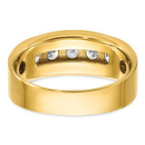 IBGoodman 14k Five Stone Polished and Brushed Men's Ring Mounting