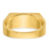 IBGoodman 14k Men's Polished 3-Stone 1 Carat AA Quality Diamond Ring