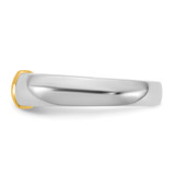 IBGoodman 14k Two-Tone 1/2 carat Lab Grown Diamond VS/SI+ G+ Complete Men's Wedding Band - B6-B57093DC-4114