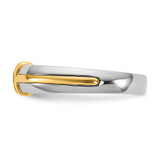 IBGoodman 14k Two-Tone 1/2 carat Lab Grown Diamond VS/SI+ G+ Complete Men's Wedding Band - B6-E55A32E7-2887