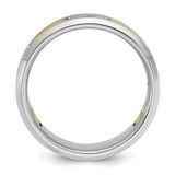 IBGoodman 14k Two-tone Men's Polished Satin and Cut-Out 3-Stone Ring Mounting - B6-003075FE-5350