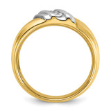 IBGoodman 14k Two-tone Polished Men's Ring Mounting - B6-4DA91CF0-9088