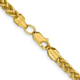 14K 24 inch 4.65mm Semi-Solid 3-Wire Wheat with Lobster Clasp Chain