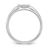 IBGoodman 14k White Gold 1/2 carat Lab Grown Diamond VS/SI+ G+ Complete Men's Ring - B6-DF532C58-2065