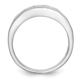 IBGoodman 14k White Gold 1/3 carat Lab Grown Diamond VS/SI+ G+ Complete Men's Band