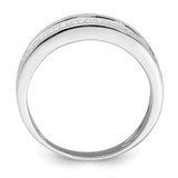 IBGoodman 14k White Gold 1/4 carat Lab Grown Diamond VS/SI+ G+ Complete Men's Band - RM-81773186-4969