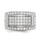 IBGoodman 14k White Gold 2 carat Lab Grown Diamond VS/SI+ G+ Men's Ring