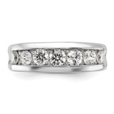 IBGoodman 14k White Gold Men's Polished 1 Carat AA Quality Diamond Ring