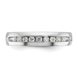 IBGoodman 14k White Gold Polished Nine Stone Men's Ring Mounting - B3-0B6F9C04-4310