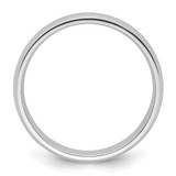 Platinum 4mm Lightweight Comfort-Fit Wedding Band Size 12