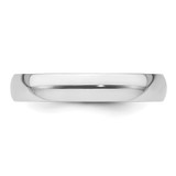 Platinum 4mm Lightweight Comfort-Fit Wedding Band Size 9.5