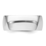 Platinum 8mm Lightweight Comfort-Fit Wedding Band Size 10.5