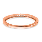 Pure Serenity 14k Rose Gold 1/6 carat Lab Grown Diamond VS/SI+ G+ Wedding Band - RM-3D6B4B9A-8902