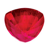 Ruby A Quality 5mm Trillion