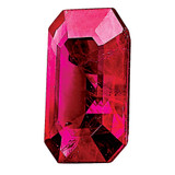 Ruby A Quality 5x3mm Emerald Cut