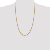 14K 26 inch 2.5mm Regular Rope with Lobster Clasp Chain