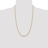 14K 26 inch 2.8mm Spiga with Lobster Clasp Chain