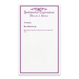 Sentimental Expressions Sterling Silver Rhodium-plated CZ Be A Blessing 14in. Necklace with 2in. ext