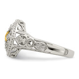 Shey Couture Sterling Silver Rhodium-plated with 14K Accent Diamond Ring - QT-A61113DA-6884