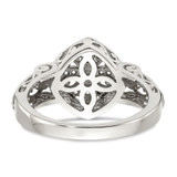 Shey Couture Sterling Silver Rhodium-plated with 14K Accent Diamond Ring - QT-A61113DA-6884