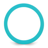 Silicone Aqua Blue 4mm Ridged Edge Band - SL-329C943E-5839