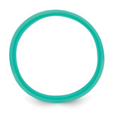 Silicone Aqua Blue 8.50mm Grooved Band - SL-BF70C88B-5045