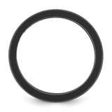 Silicone Black 8.70mm Flat Edge Band - SL-042928BF-9075