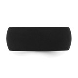 Silicone Black 8.7mm Domed Band Size 11
